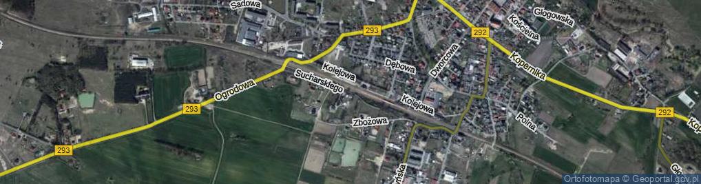 Zdjęcie satelitarne Sucharskiego Henryka, mjr. ul.